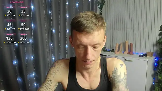 הופעת סקס קאם בשידור חי של James2Inked