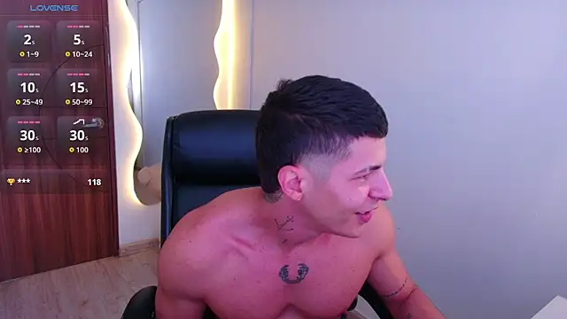 Seks show uživo modela harrisoncuper na kameri