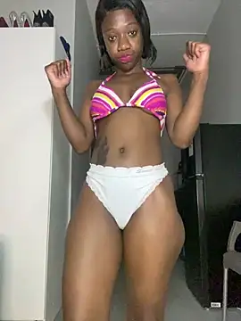 ebony_teaserxx (F young) - Tease my pussy while I fuck my Ass