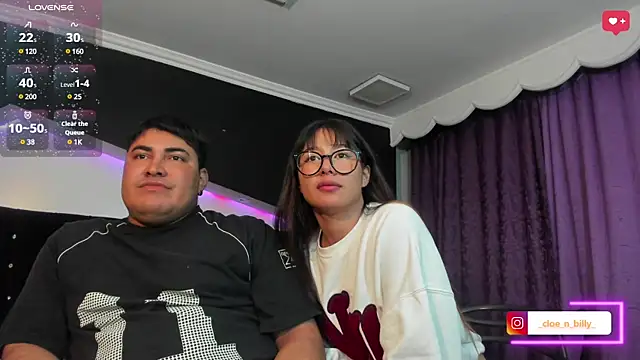 Cloee_and_Billy Adlı Modelin Web Kamerası Şovu