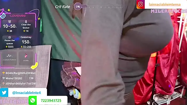 LaInsaciableIntensa's Webcam Show