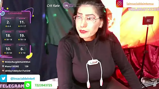 LaInsaciableIntensa's Webcam Show