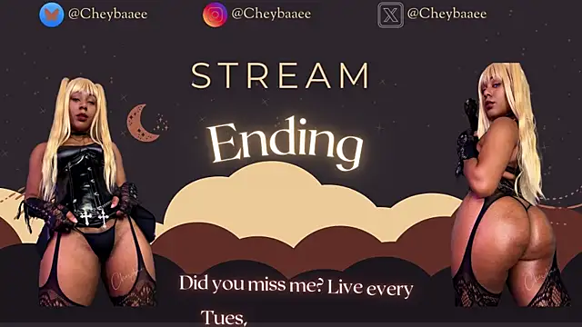 Cheybaaee's Stripchat show and profile