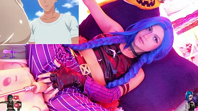 jinixxxx (F young) - masturbation until cum of jinx🥵