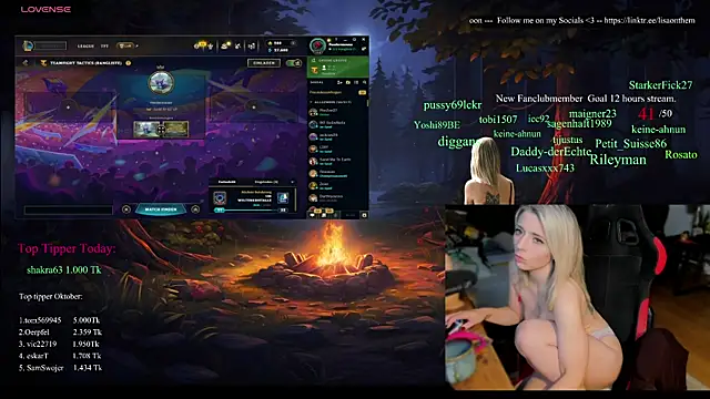 Lisaonthemoon webcam