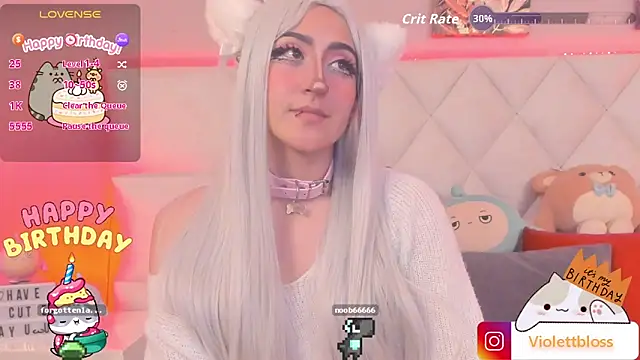 Violettbloss