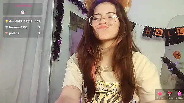 cherrybom969 (F teen) - cream on tits