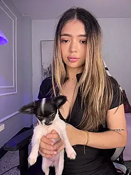 honeymollyx (F young) - Ride dildo + plug anal