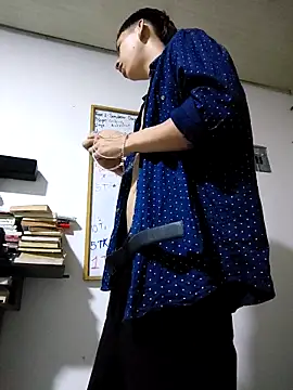 _daemon_666 (M young) - Take off shirt+Flash cock teacher