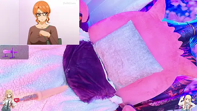 nanamii- (F teen) - masturbation with breasts of Marin