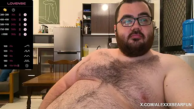 alexxxbear (M young) - Cum Show