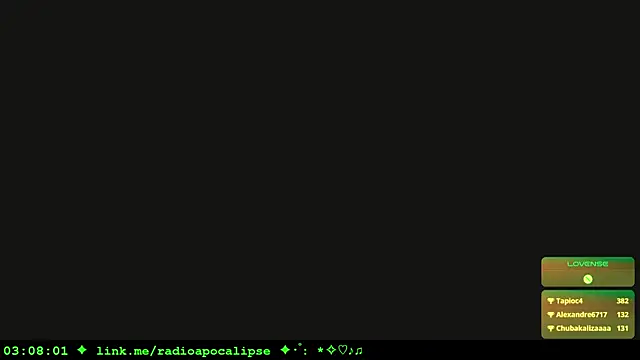  rAdiOApOcALipSe chat room