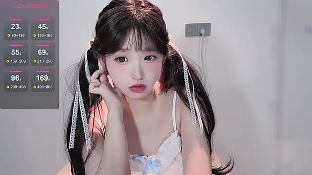 yaiyigirl (F teen) - M腿♡乳夹1分钟+抢到目标的哥哥控制69秒