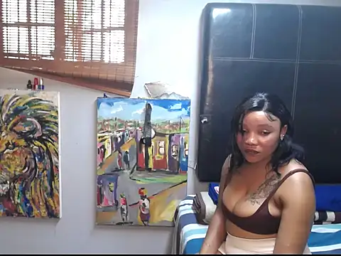 AfricanChinese webcam stripchat model stream image