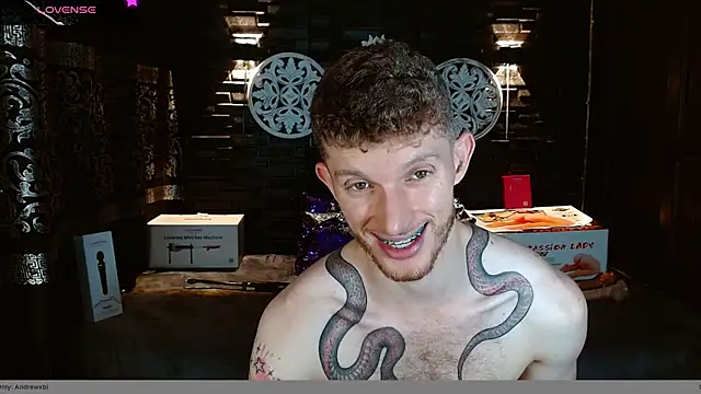 andrewxbi (M young) - Big Dildo Deep In Me Ass