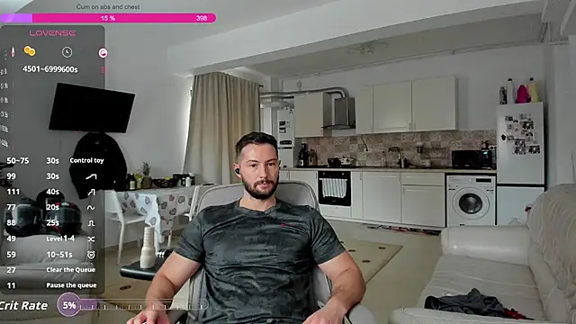 zackfraser (M young) - Cum on abs / chest