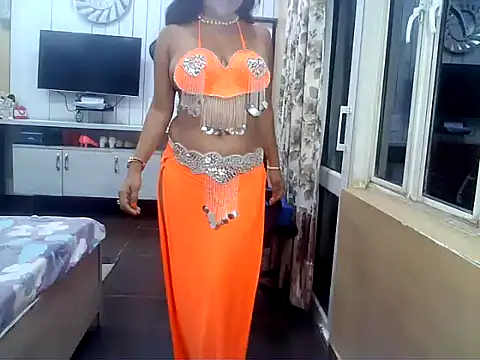 yourradhika (F mature) - shower show in sareee