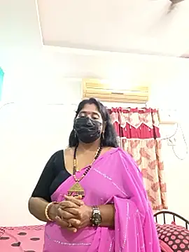 Webcam Model (tamil-aunt)  is live.Free join now!