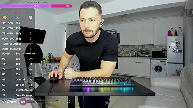 zackfraser (M young) - Cum on abs / chest