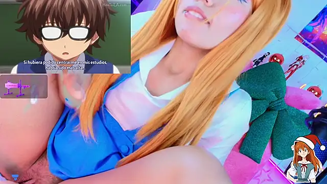 mai-- (F teen) - oil+slap on Asuka's ass 🤤🍑