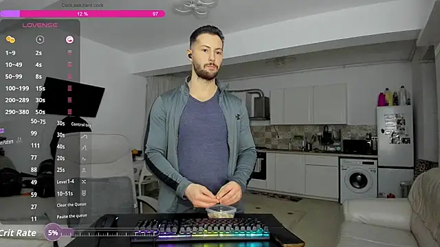 zackfraser (M young) - Cum on abs / chest