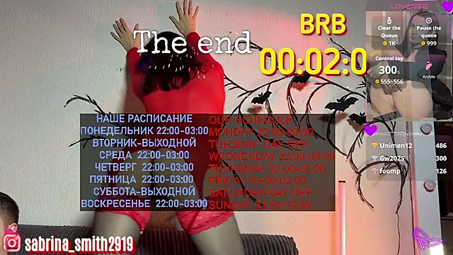 sabrinasmith23 Live Webcam on Stripchat