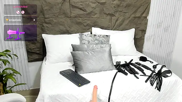 coniie_jhons (F young) - BDSM tease with dress up + kit