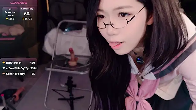 wanoubaobao (F teen) - 椅子骑乘特写