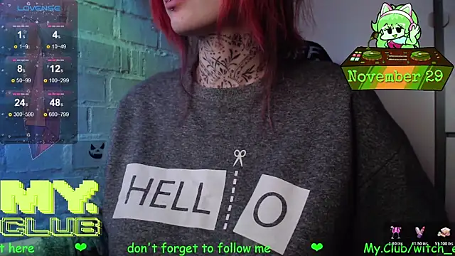 witch_emma (F young) - LACE LINGERIE💚Fav vibe 33/111