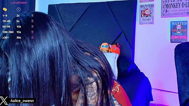 aliceowenn (F teen) - Ass & Pussy Stuffed cum +Squirt+show