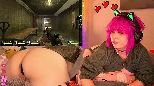 angel-lewd-cake (F young) - Vibe dildo ctrl💋Play a game of Fort