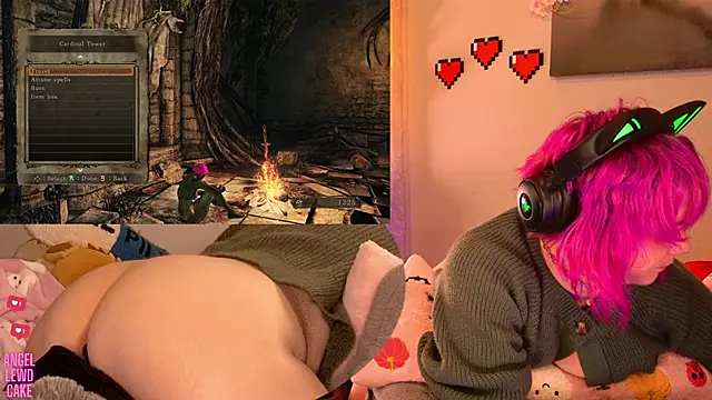 angel-lewd-cake (F young) - Vibe dildo ctrl💋Play a game of Fort