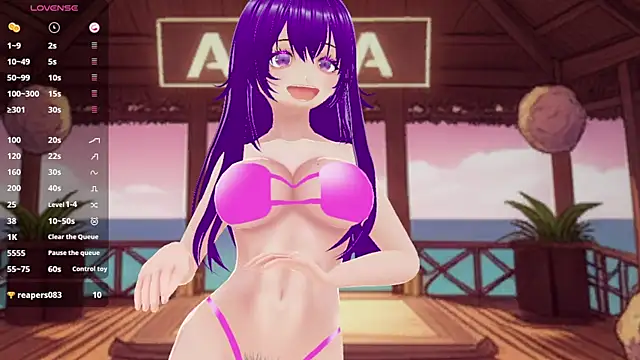 akiravixent (F milf) - double fuck ass and pussy x 2 min