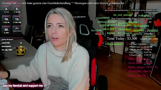 Lisaonthemoon webcam