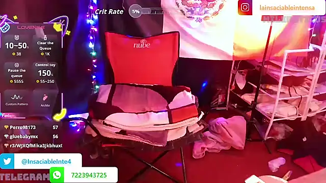 LaInsaciableIntensa webcam