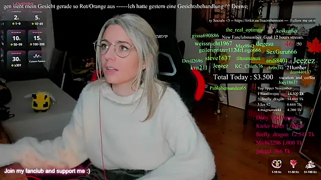 Lisaonthemoon webcam