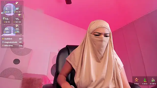 yuli_arabic (F young) - doggy spanks x10