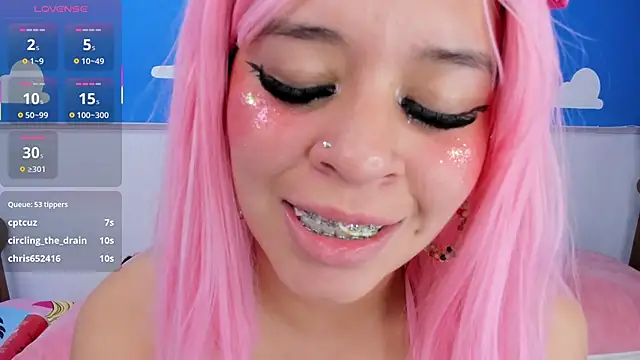 miss__evolet (F teen) - Destroyed Mi Make Up Very Messy bukkake