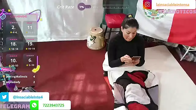 LaInsaciableIntensa webcam