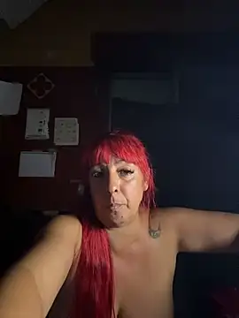 sofyalone_ (F milf) - Naked (with panties) + cream in boobs