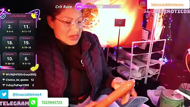 LaInsaciableIntensa webcam