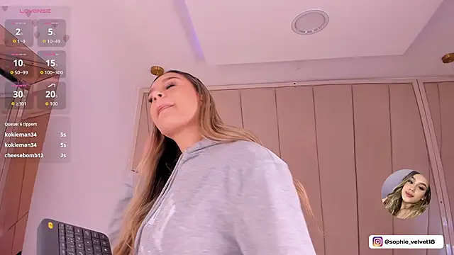 Sophie-velvet webcam