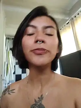 zoe_addiction (F teen) - Playing tits out in cafe public