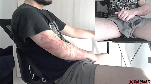 mateo_satel (M young) - hard dick show off on main cam