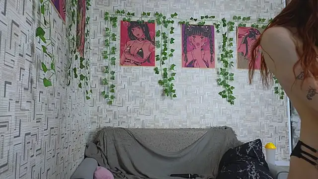 ahegao with masturbate