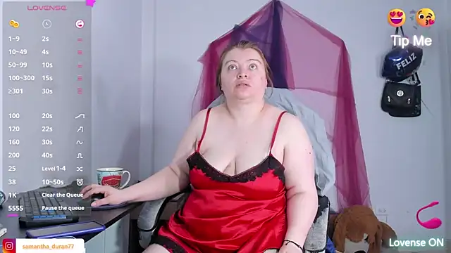 Queensamantha777 webcam