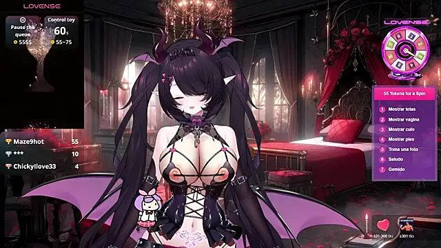 chloelabelle (F milf) - 7 min control toy last tiper