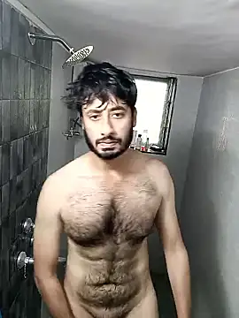 pyjamaguy09 (M young) - Open shower naked with face