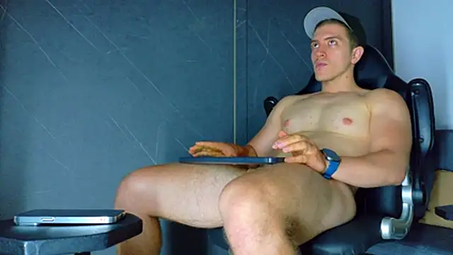 alannferrer (M young) - Let's play with dildo and cum.