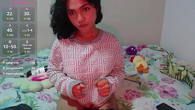 cataleya_naz (F teen) - playing with my vibrator and deep throat